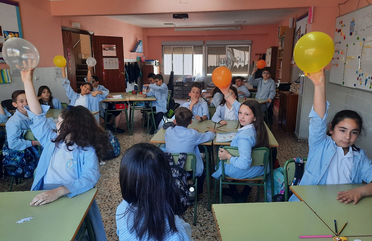 Alumnos del Colegio La Purísima Grao